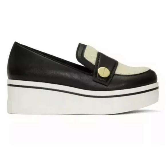 Stella McCartney BINX Sherpa platform wedge shoes - Picture 3 of 12